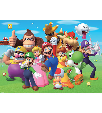 Ravensburger Puslespil - 1000 Brikker - Super Mario