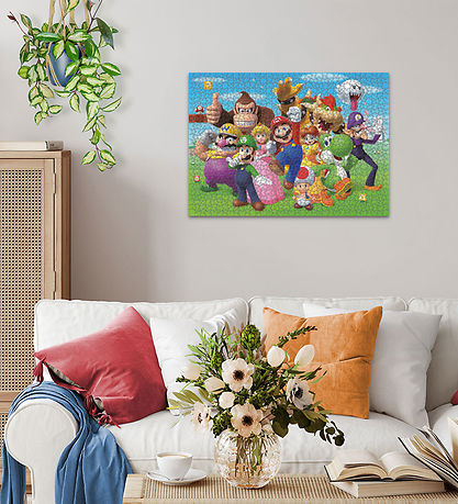 Ravensburger Puslespil - 1000 Brikker - Super Mario
