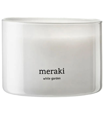 Meraki Duftlys - 340g - White Garden
