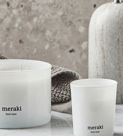 Meraki Duftlys - 2-pak -  2x60g - White Garden