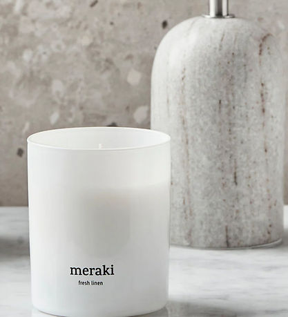 Meraki Duftlys - 200g - White Garden