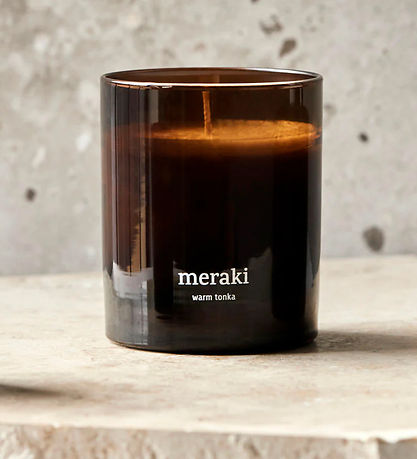 Meraki Duftlys - 200g - Warm Tonka