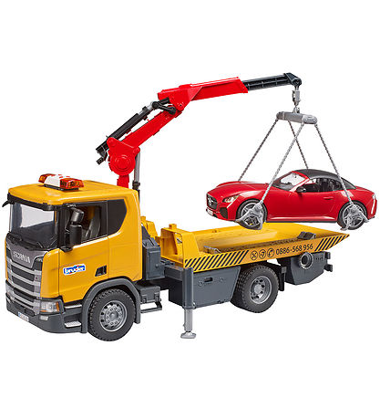 Bruder Lastbil - Scania Super 560R Vejhjælp m. Roadster - 03552