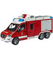 Bruder Auto - MB Sprinter Feuerwehrauto m. Wasserpumpe... - 0268