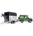 Bruder Bil - Land Rover Defender m. Hestetrailer - 02592