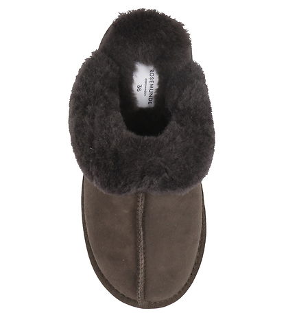 Rosemunde Hjemmesko - Ruskind - Coffee Brown