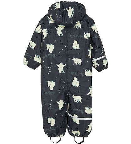 CeLaVi Regndragt m. Fleece - Navy
