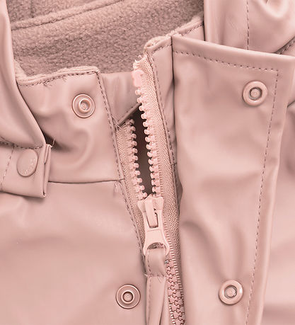 CeLaVi Regndragt m. Fleece - Misty Rose