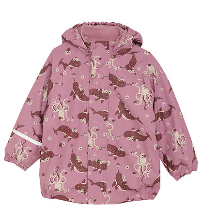 CeLaVi Regntøj m. Fleece - Foxglove