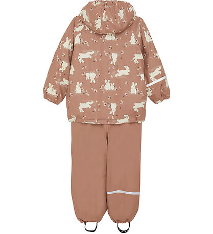CeLaVi Regntøj m. Fleece - Tawny Brown