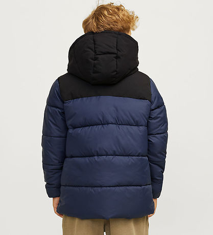 Jack & Jones Dynejakke - JJMoon - Navy Blazer/Blocking