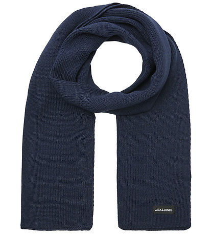 Jack & Jones Halstørklæde - Strik - JacDna - Navy Blazer