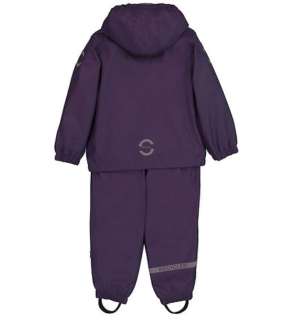 Mikk-Line Regntøj m. Fleece/Seler - PU - Recycled - Nigh