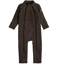 Mikk-Line Køredragt - Uld - Dark Brown Melange