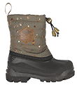 Mikk-Line Winter Boots - Chocolate Chip w. Gold