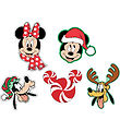 Crocs Vedhæng - Mickey Xmas - 5-pak