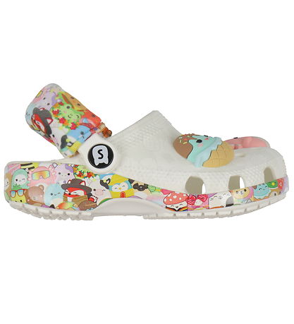 Crocs Sandaler - Classic Clog K - Hvid m. Squishmallows