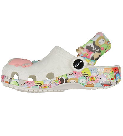 Crocs Sandaler - Classic Clog K - Hvid m. Squishmallows