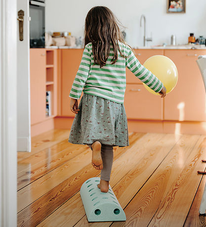 MODU Børneskammel - 4 Dele - Ocean Mint/Forest Green