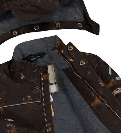 Mikk-Line Vinterjakke - AOP - Recycled - Molé