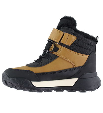 Geox Vinterstøvler - Tex - Trekkyup - Sort/Brun