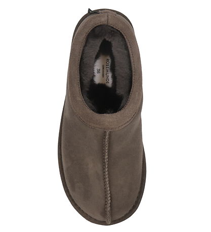 Rosemunde Hjemmesko - Ruskind - Coffee Brown