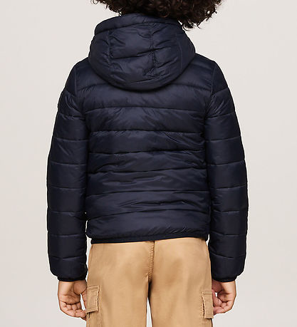 Tommy Hilfiger Dynejakke - U Lightweight - Desert Sky