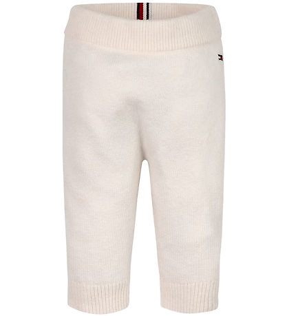 Tommy Hilfiger Sæt - Bluse/Bukser - Strik - Ivory Petal/Stripe