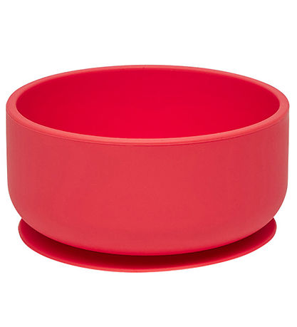 OYOY Skål - Enkei Suction - Silikone - Cherry Red