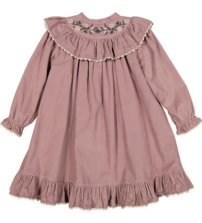 MarMar Kjole - Fløjl - Dalina - Dusty Mauve