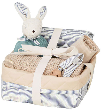 Cam Cam Gaveæske - Babyshower - Classic Stripes Blue