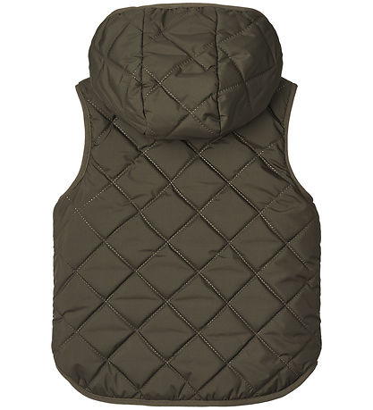 Liewood Termovest m. Fleece - Vendbar - Diana - Army Brown Mix
