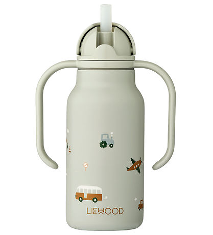 Liewood Drikkedunk - Kimmie - 250 ml - Vehicles/Dove Blue