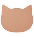 Liewood Dækserviet - Aura Cat - Silikone - Dark Rose