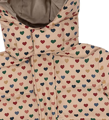 Konges Sløjd Regnjakke m. Vattering - PU - Ace - Coeur Coloré Fr
