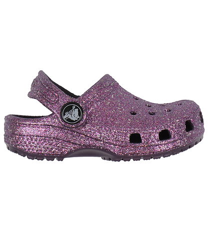 Crocs Sandaler - Classic Space Glitter Clog T -  Dark Iris m. Gl