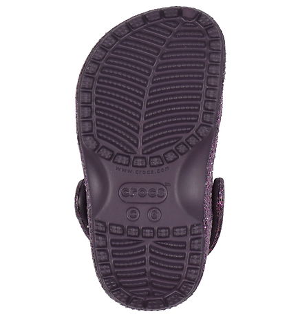Crocs Sandaler - Classic Space Glitter Clog T -  Dark Iris m. Gl