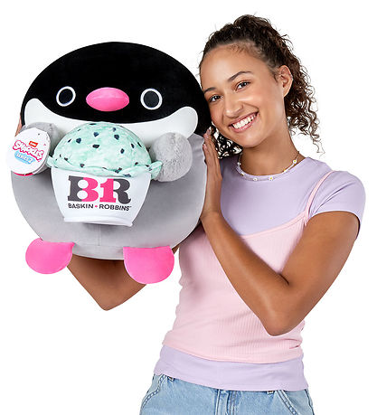 Snackles Bamse - 50 cm - Pingvinen Penelope m. Baskin Robbins