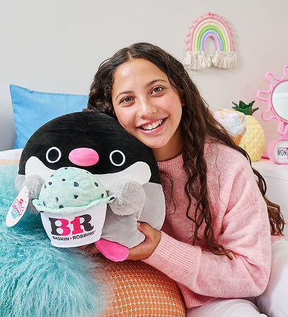 Snackles Bamse - 50 cm - Pingvinen Penelope m. Baskin Robbins