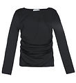 Hound Bluse - Wrincle Top - Sort