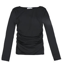 Hound Bluse - Wrincle Top - Sort