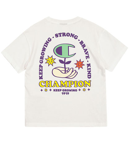 Champion T-shirt - Crewneck - White