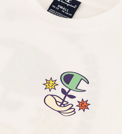 Champion T-shirt - Crewneck - White
