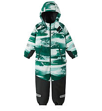 Reima Flyverdragt - Kurikka - Deeper Green m. Print