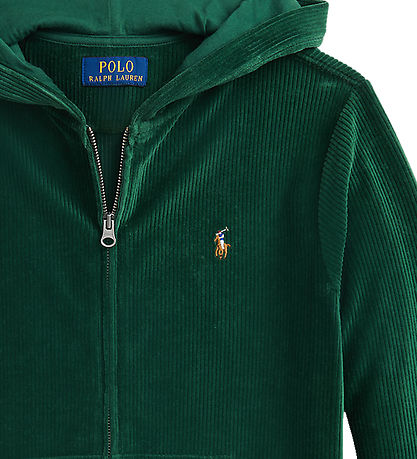 Polo Ralph Lauren Cardigan - Fløjl - Grøn