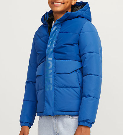 Jack & Jones Dynejakke - JCOSpeed - Nautical Blue/TONAL BLOCKING