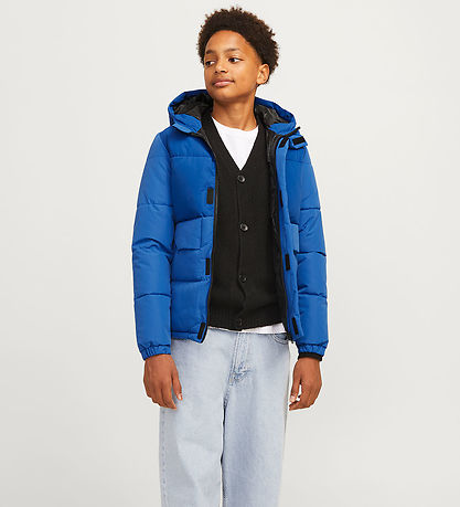 Jack & Jones Dynejakke - JCOSpeed - Nautical Blue/TONAL BLOCKING