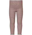 Name It Leggings - Uld - Rib - NmfWossa - Purple Dove