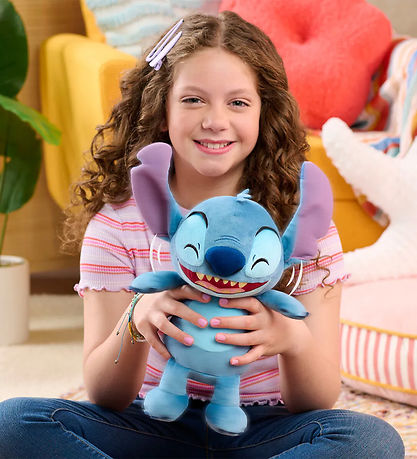 Disney Stitch Bamse m. Lyd og Bevægelse - 24 cm - Crack Me Up Fe