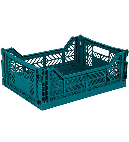 Aykasa Foldekasse - 40x30x15 cm - Midi - Peacock Green